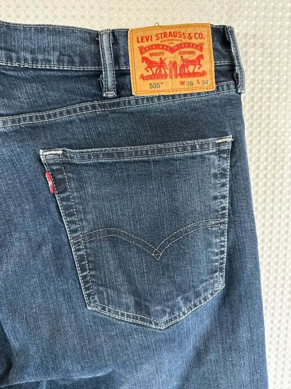 Levi's 505 Regular Fit Men's Jeans Dark Indigo